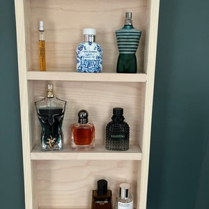 Cologne Shelf, Perfume Rack, Wood Shelf - Etsy