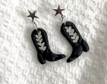 Cowgirl Boot Star Dangles