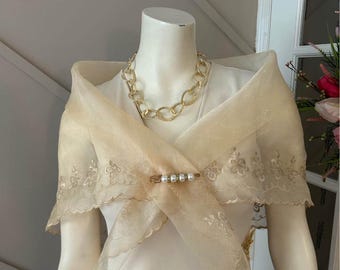 Filipiniana Alampay Panuelo Silk Organza Scarf