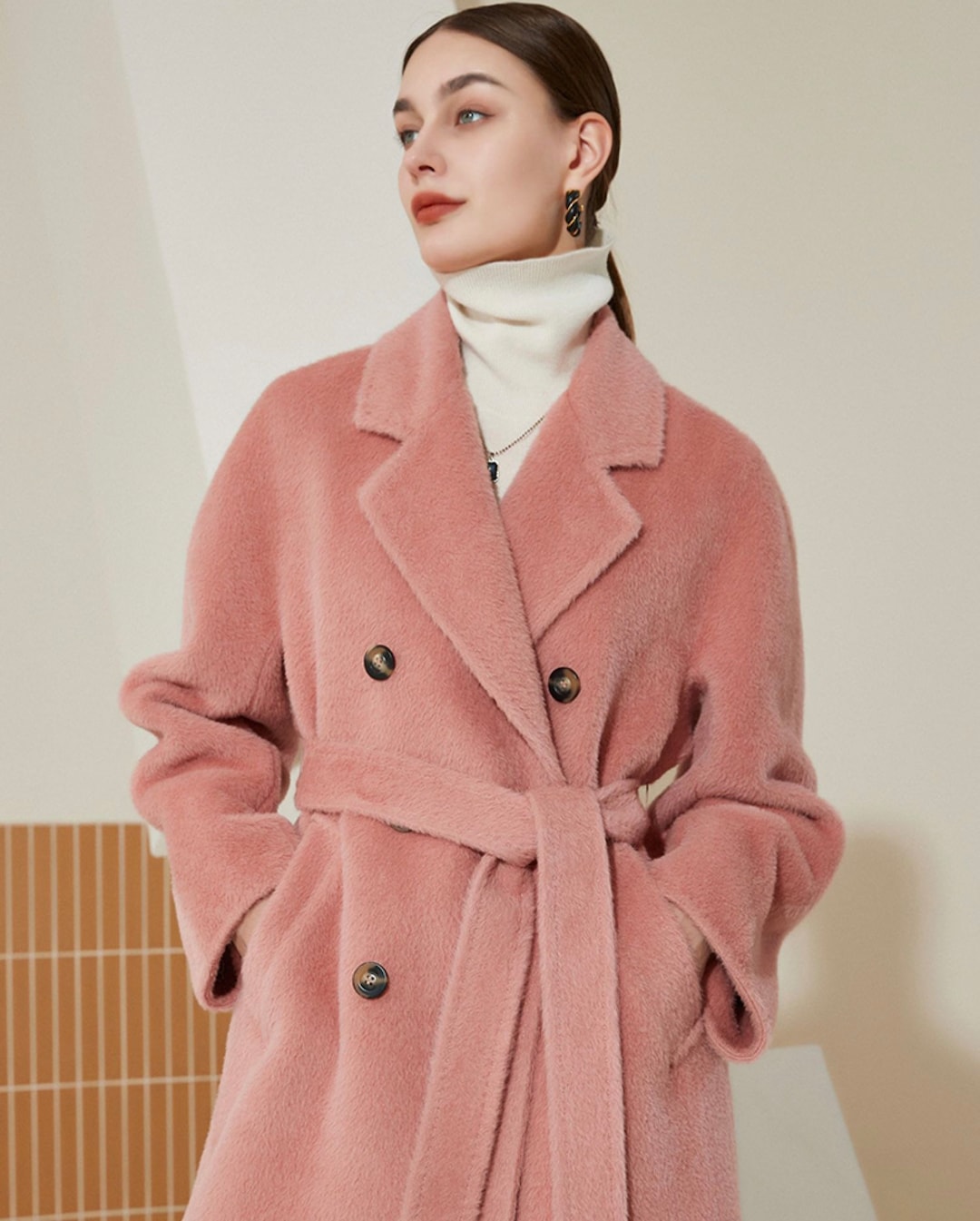 Pure Baby Alpaca Coat/peruvian Alpaca/pure Alpaca Winter Coat Etsy