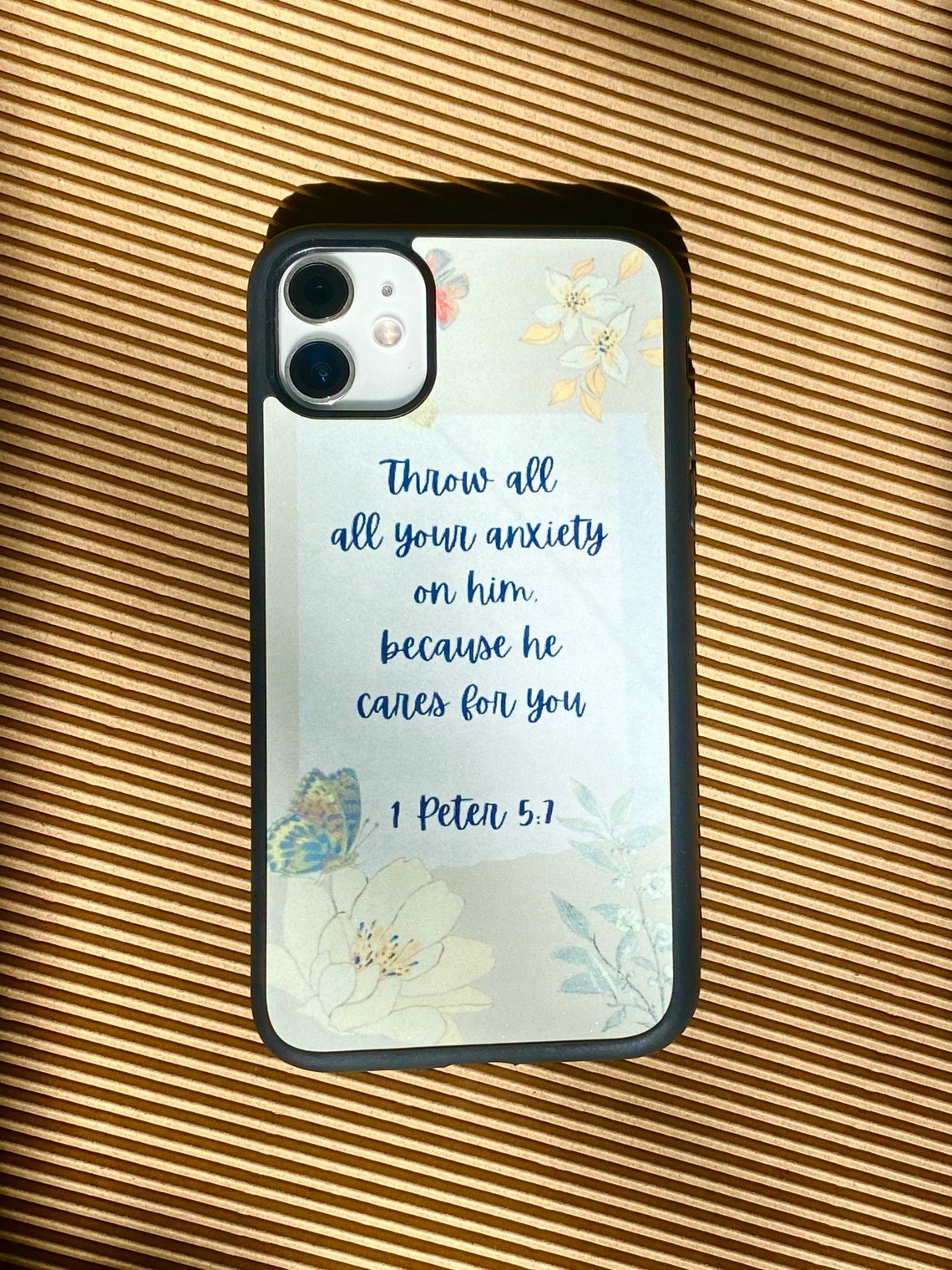 Encouraging Bible Verse Phone Case / Customized Phone Case / Etsy