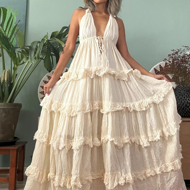 Boho Layered Dress - Etsy