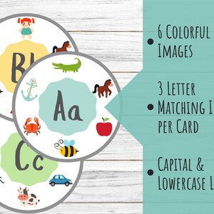 Alphabet Beginning Sounds Clip Cards Printable - Homeschool, Preschool ...