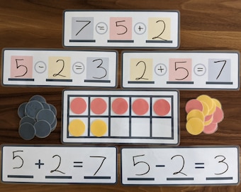 Math Manipulatives Set - Etsy