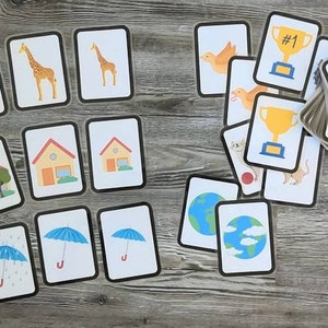 Schede di attività uguali o diverse - Discorso, logica, risoluzione dei problemi, istruzione parentale, attività prescolare, parole con differenze di dimensioni, stampabili