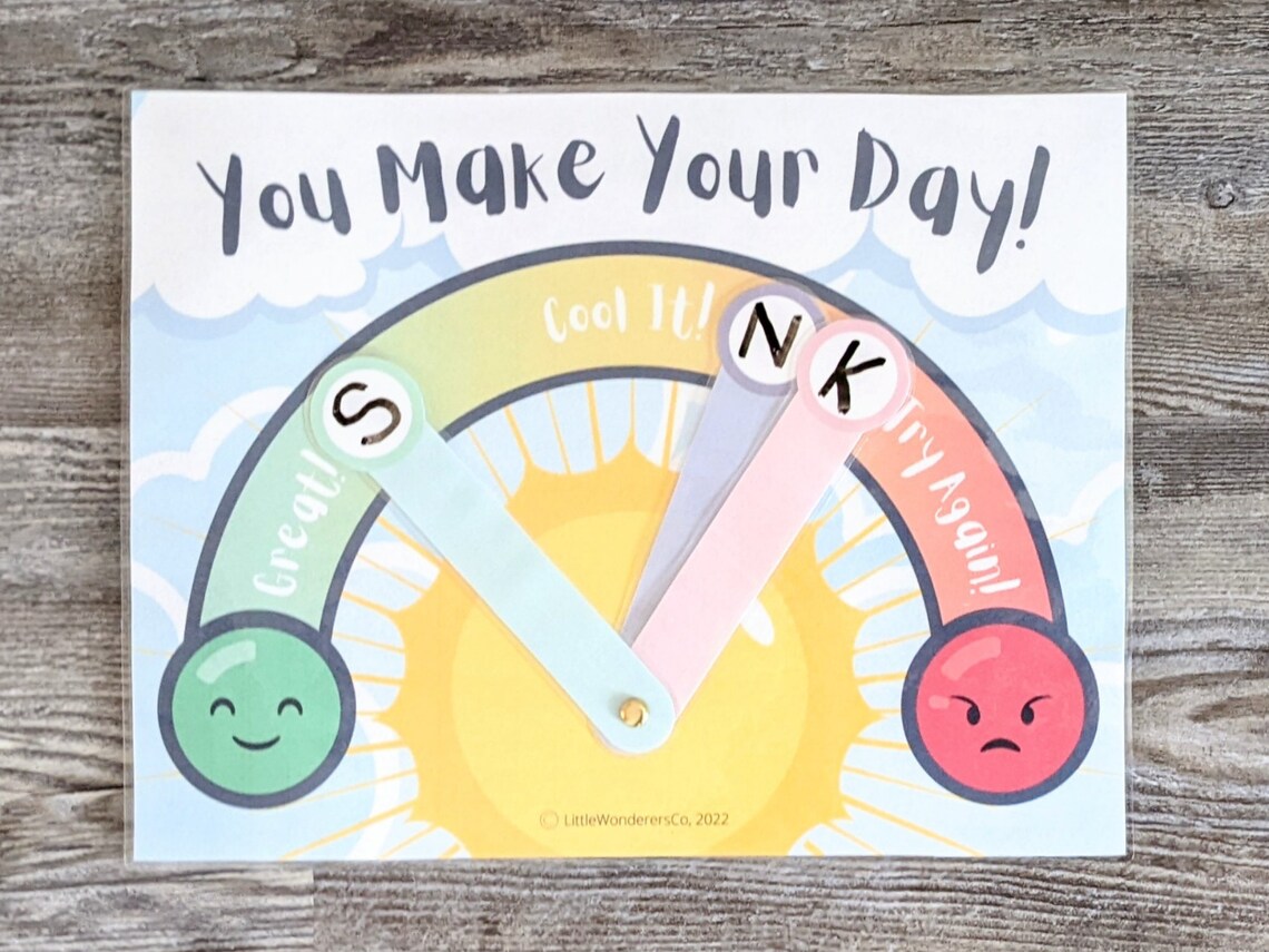 Behaviour Meter Colour In Behavior Gauge Chart Homeschool Parenting Young Kids - Etsy