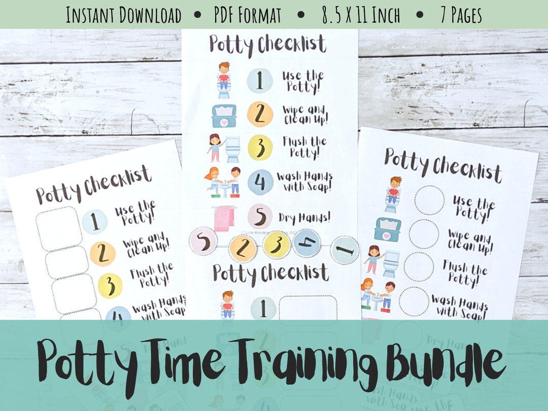 Potty Training Time Activity Bundle Toilet Training, Toddler