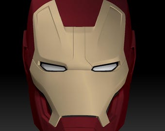 アイアンマン MARK 42 ヘルメット アイアンマンIRONMAN3 簡易型ヘルメットマスク/アイアンマン