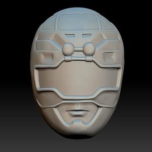 Power Rangers Turbo Blue Helmet 3d File