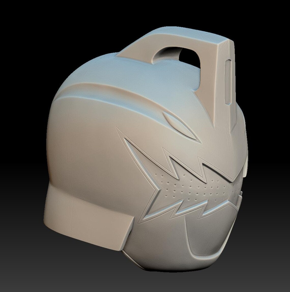 Power Rangers Dino Thunder Black Helmet 3d File - Etsy