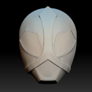 Archivo 3D del casco rojo de los Power Rangers Samurai