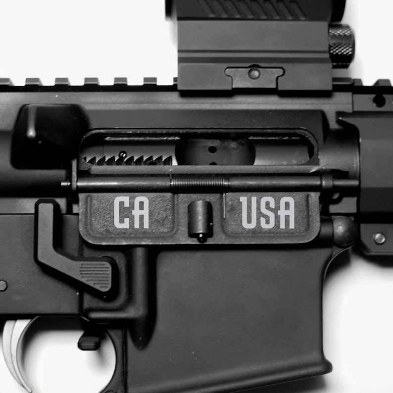 AR15 Ejection Port Dust Cover Decal represent your state Etsy