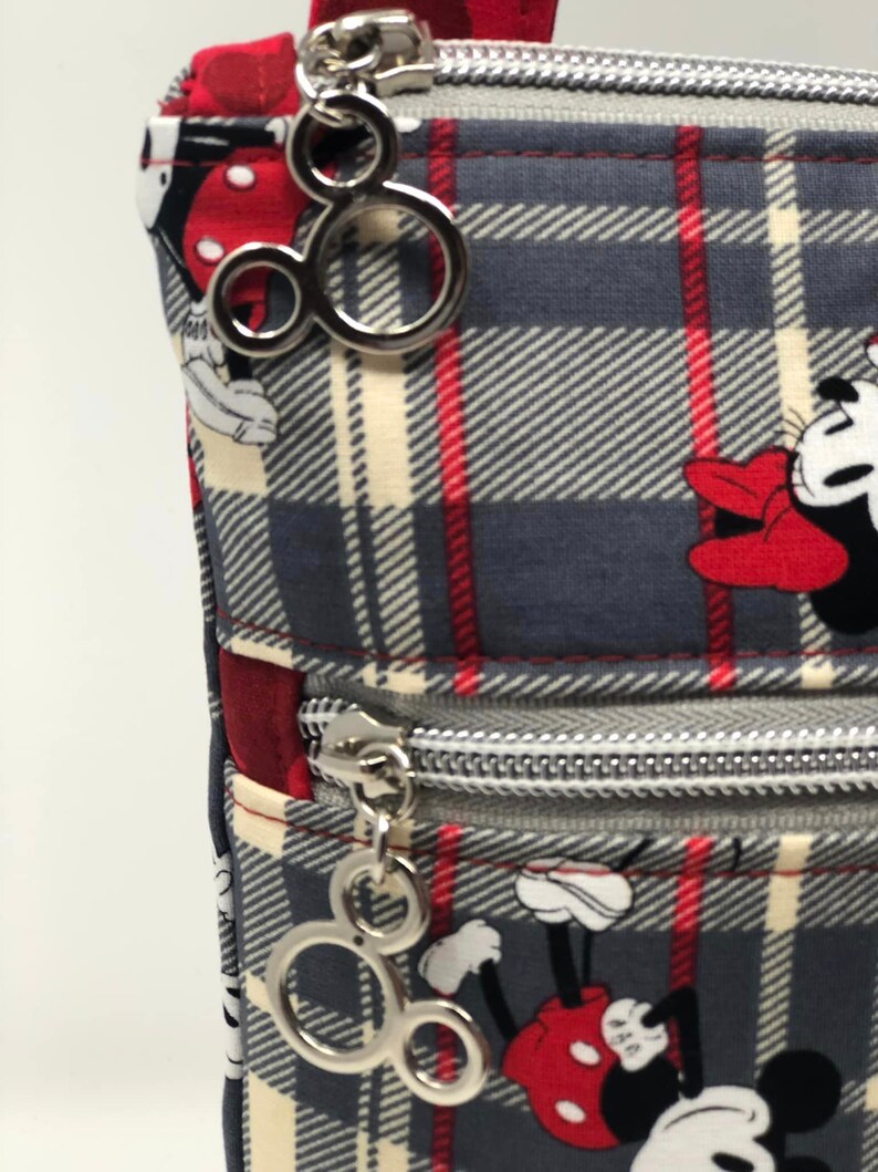 Mouse Themed Crossbody Bag Day Bag for Travel Theme Park Handsfree Bag