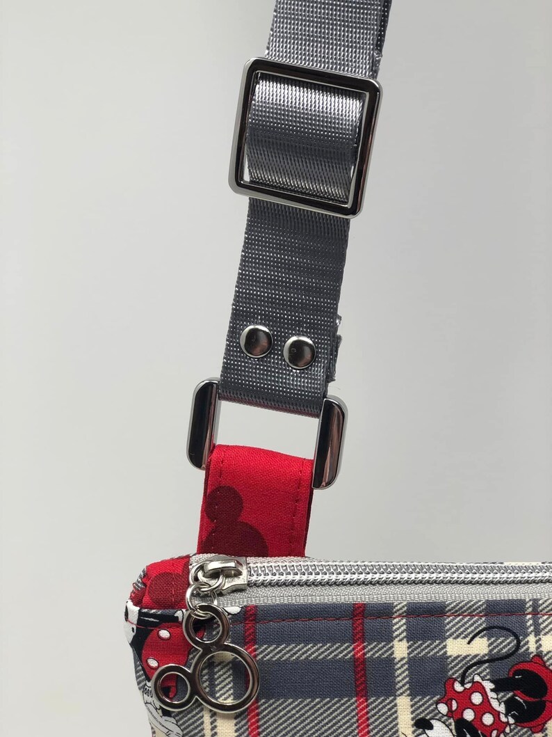 Mouse Themed Crossbody Bag Day Bag for Travel Theme Park Handsfree Bag