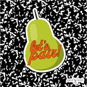 Sticker Laten we een paar vormen | BCBA-therapeutsticker | ABA-therapiesticker | Sticker gedragsanalist | Cadeau toegepaste gedragsanalyse | RBT | Grappig