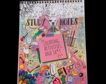The Coloring Activities and Sh*t Book | aba coloring book | bcba Exam | Applied Behavior Analysis | RBT | SNABA | behavioral analyst | study