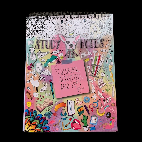 The Coloring Activities and Sh*t Book | aba coloring book | bcba Exam | Applied Behavior Analysis | RBT | SNABA | behavioral analyst | study