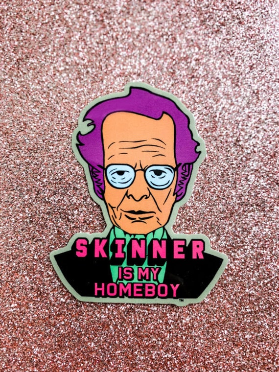 Skinner Is My Homeboy Sticker | BCBA Therapist sticker | ABA Therapy sticker | Behavior Analyst Sticker | Applied Behavior Analysis Gift