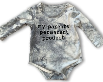 My Parent’s Permanent Product Onesie | ABA Baby Gift | ABA Therapy Gift | bcba gift |aba therapist baby|behavior analyst| rbt |bcaba | bcba