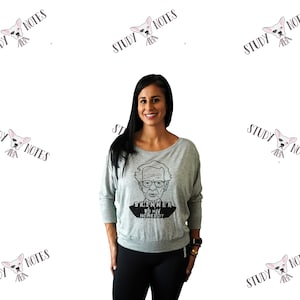 Grey “Skinner is my Homeboy” Flowy Long-Sleeve Off Shoulder | BCBA Therapist Gift | ABA Therapy Gift | Behavior Analyst | bf skinner shirt