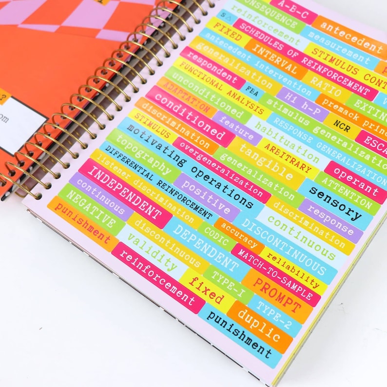 The Ultimate Study Collective Notebook | BCBA Exam Study Notebook ...