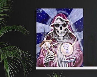 Santa muerte painting - Etsy México