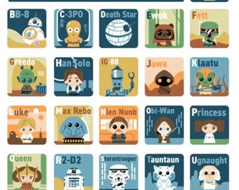 star wars fabric panel