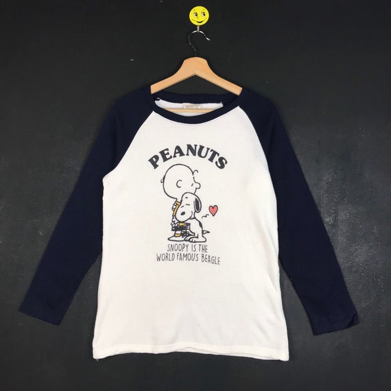 Rare Snoopy Peanuts Big Logo Sweatshirt Jumper Pullover | Etsy