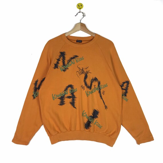 Vintage!! Rare Kansai Kids sweatshirt Kansai Kids