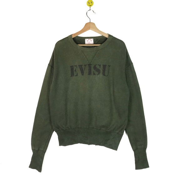 Rare!! Evisu sweatshirt Evisu pullover Evisu swea