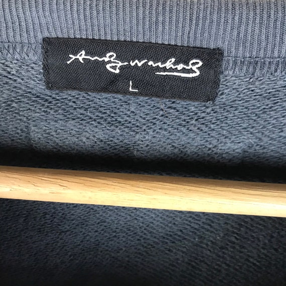 Rare!! Andy Warhol sweatshirt Andy Warhol pullove… - image 4