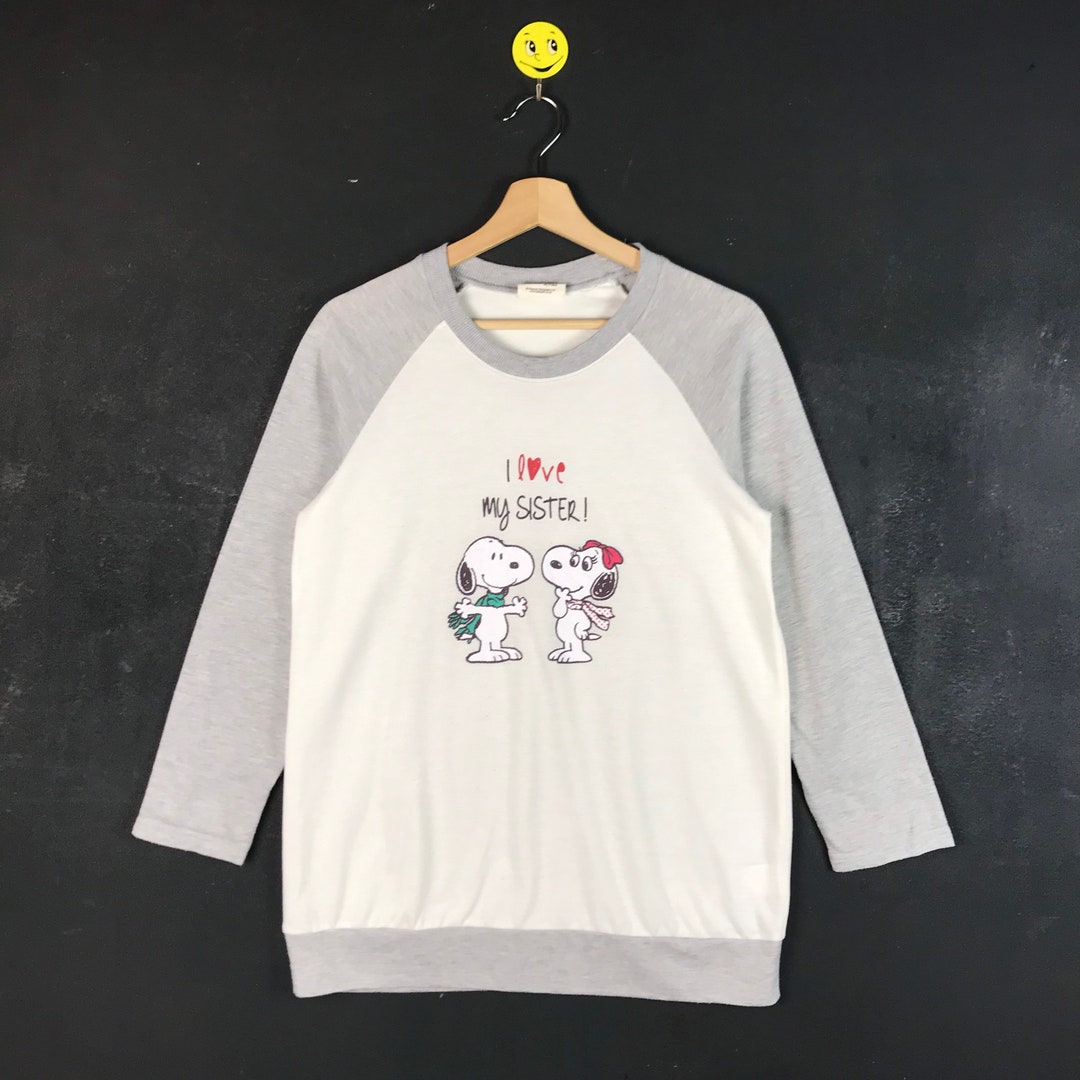 Rare Snoopy Peanuts Big Logo Sweatshirt Jumper Pullover - Etsy UK