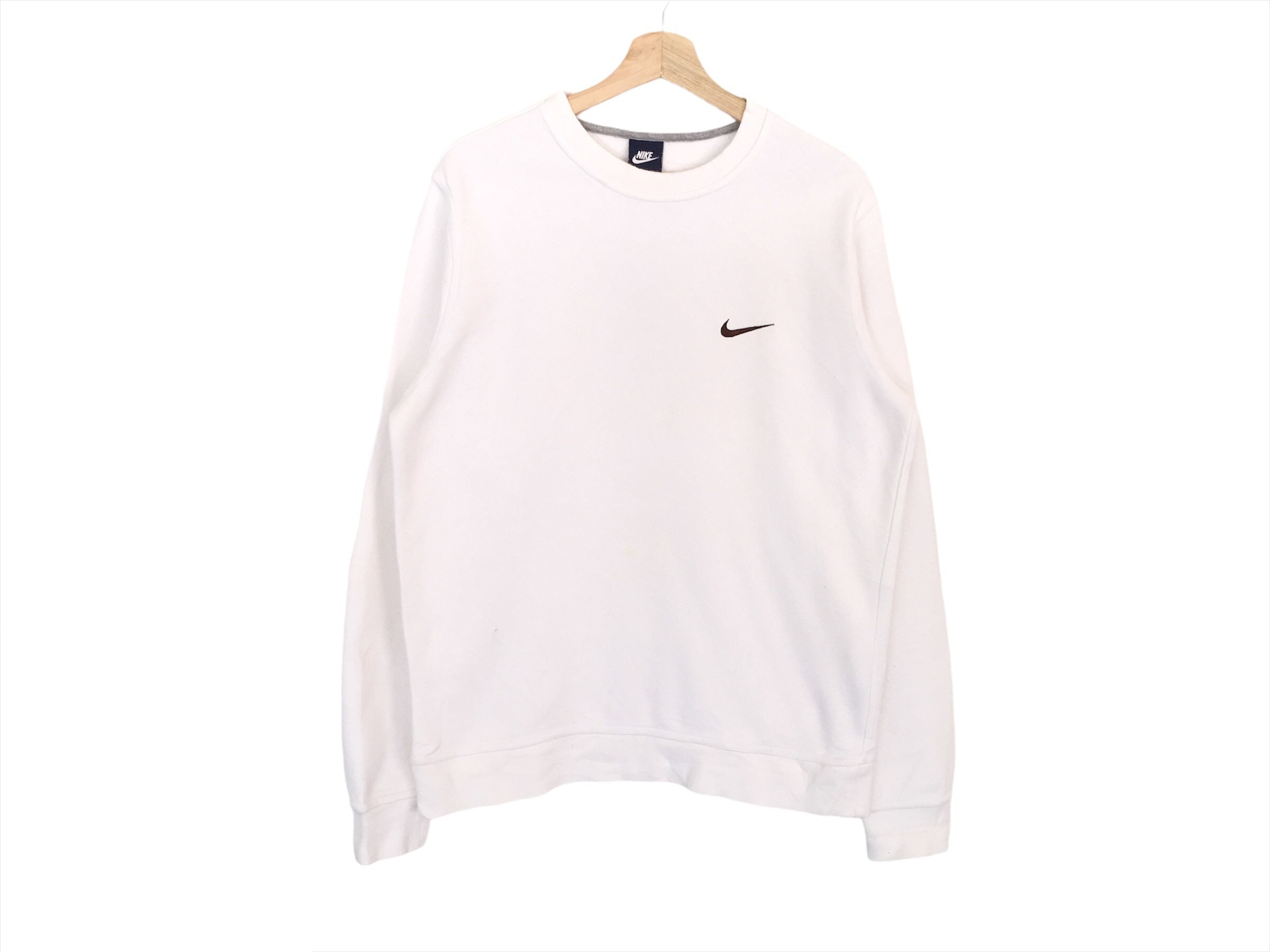 White nike sweatshirt womens vintage Clearance