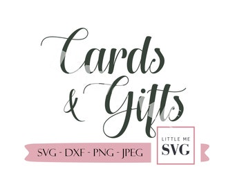 Cards and Gifts SVG: Wedding, Birthday, Anniversary (Cut Files)