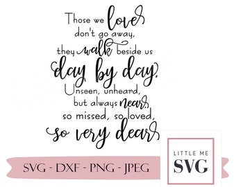 Those We Love Svg Etsy