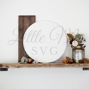 Fall Wood Round Sign Mockup, 18&quot; Wood Sign Mock up, Fall Wood Sign Styled Mock up, Stock Photography