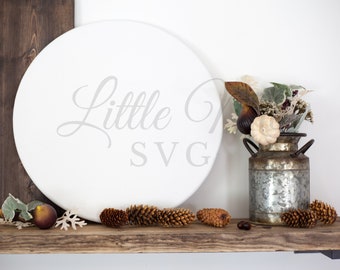 Fall Wood Sign Mockup: 18" Styled Photo (Digital Download)