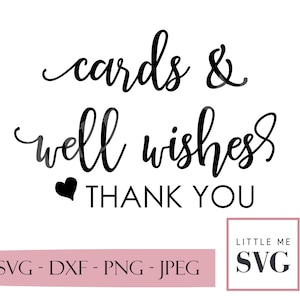 Cartes et souhaits svg, svg mariage, fichiers coupés pour table cadeau au mariage, anniversaire, célébration d'anniversaire. fichiers pour cricut
