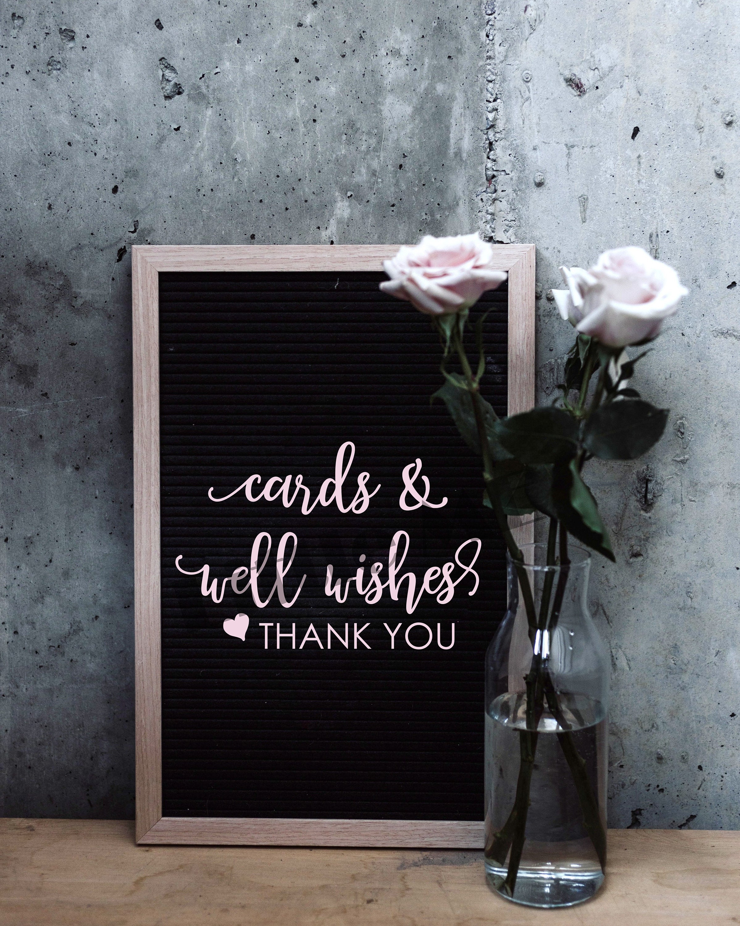 Cards and Well Wishes Svg, Wedding Svg, Cut Files for Gift Table at ...