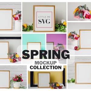 Gold frame mockup bundle, mockup frame, poster or artwork mockup, digital jpeg frame, vertical frame, art print mock up, styled mock up