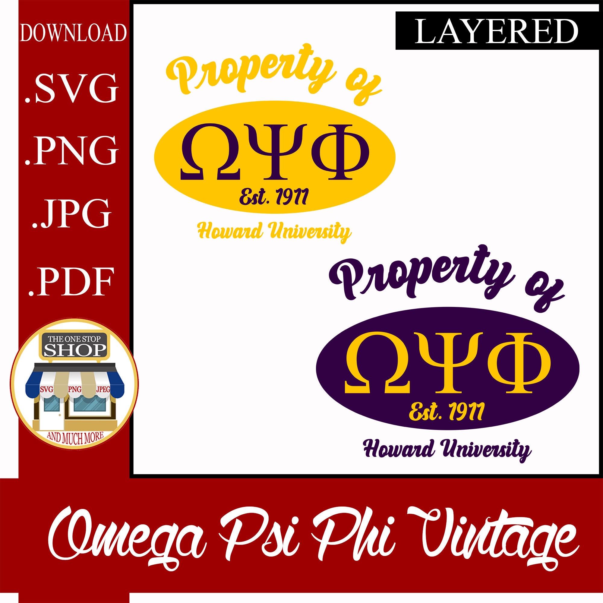 vintage omega psi phi