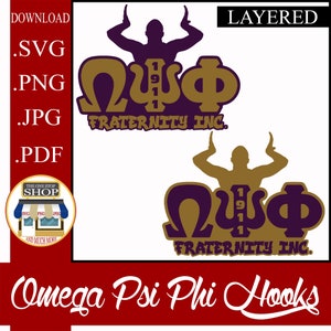 Omega Psi Phi Fraternity Incorporated Que Dog (easy use LAYERED) CutFile SVG PNG jpg pdf Cricut Silhouette Sublimation Compatible