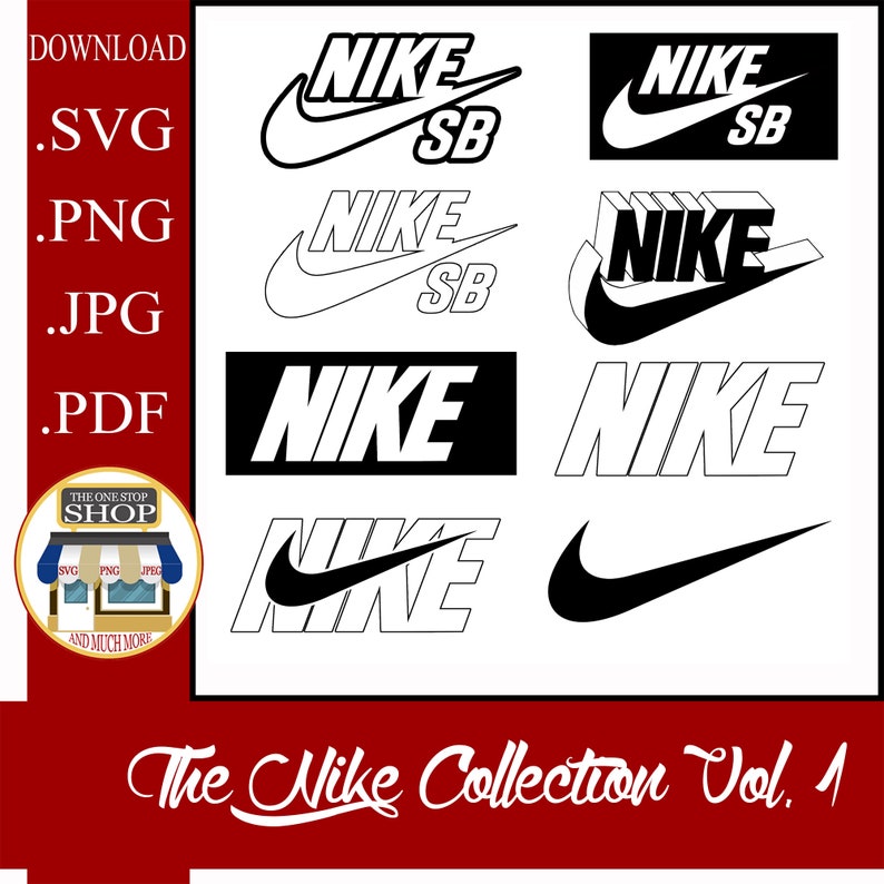 The Nike Collection Vol. 1 SVG PNG JPG pdf. Perfect for | Etsy