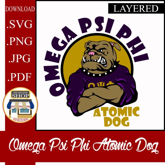 Mens Omega Bulldog Purple Gold Que Atomic Dog Psi Phi T-Shirt 2 Mens Omega Bulldog Purple Gold Que Atomic Dog Psi Phi T-Shirt 2