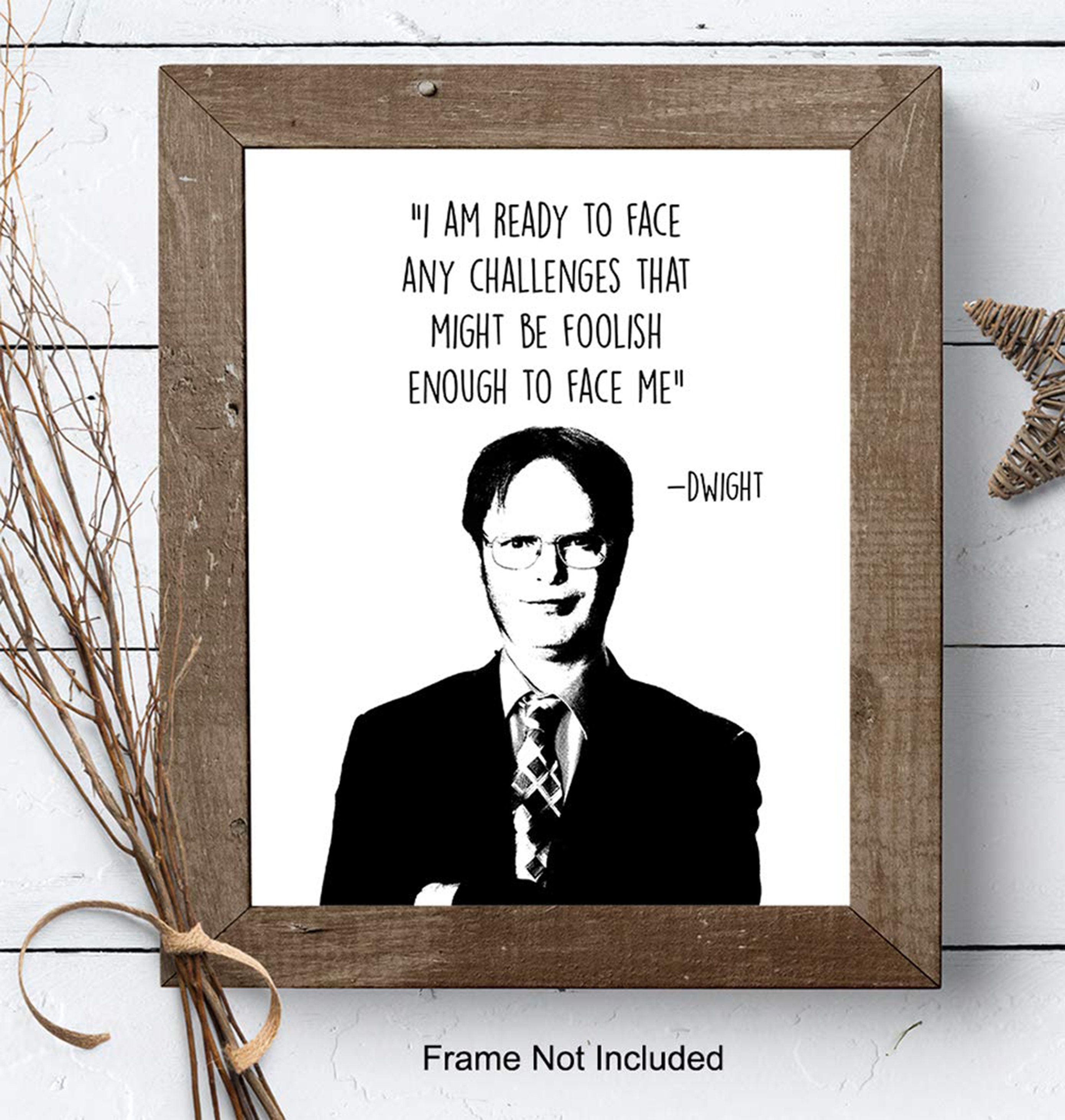 Dwight Schrute Poster The Office Decor Home or Office Wall Art | Etsy