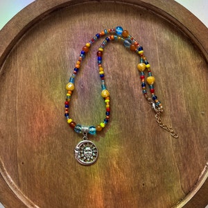 Summer Sun Beaded Necklace