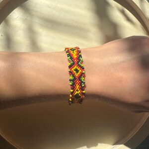 Knotted Seed Bead Summer Bracelet
