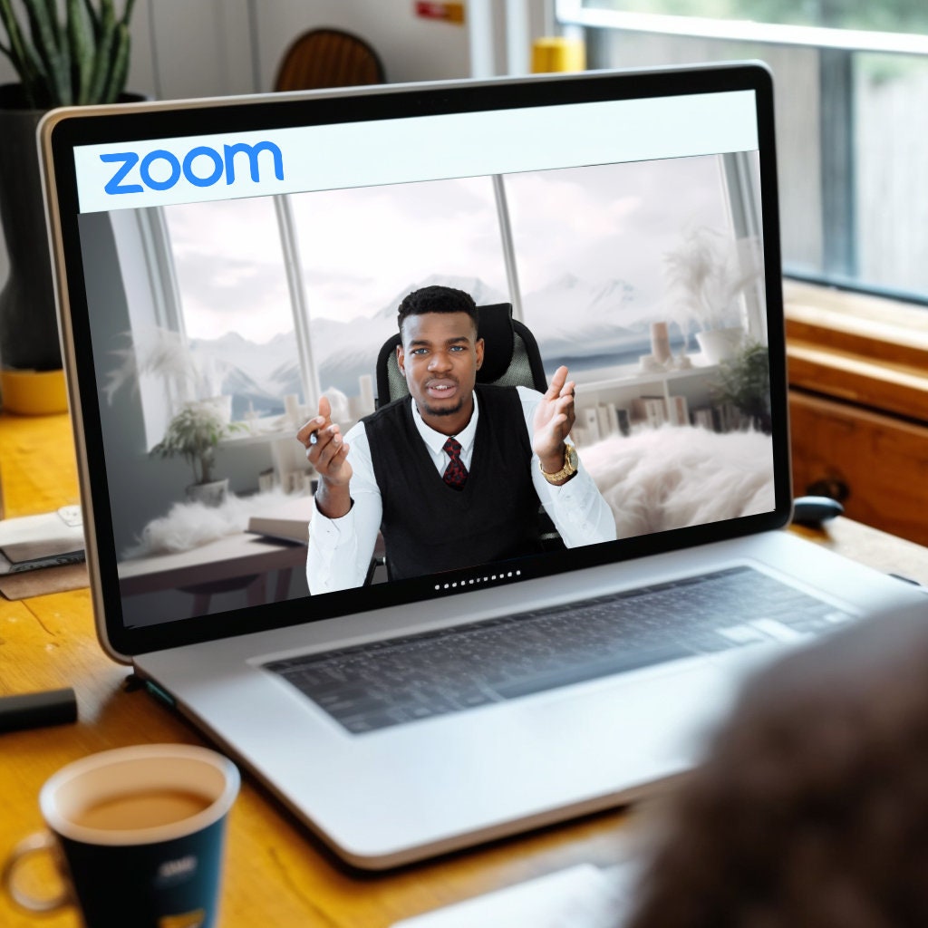 Virtual Background | Zoom Meeting Background | View of Snowcapped ...