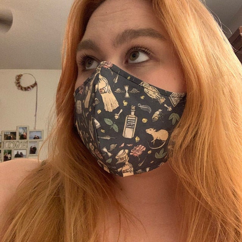 Fauci Face Mask In White Doctor Fauci Face Mask Dr Fauci Etsy