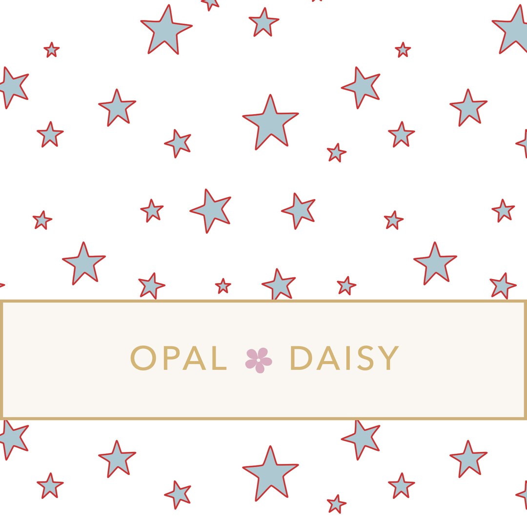 Stars on White - DIGITAL REPEATING PATTERN - Etsy